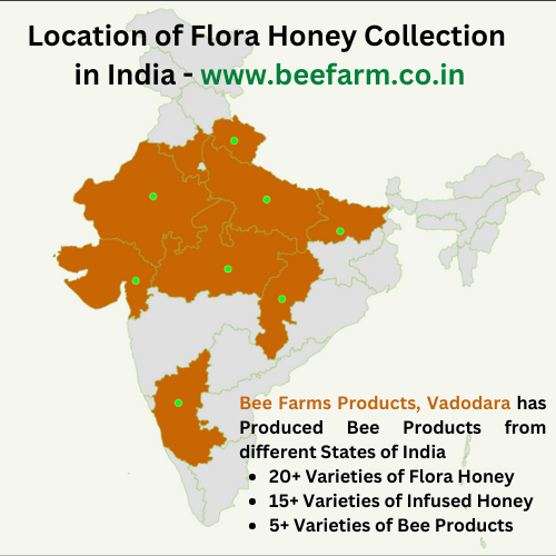 Process of collecting flora honey in India
