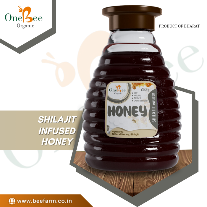Shilajit infused honey